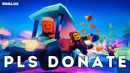 Gameplay cover for Pls Donate (Image via Roblox)